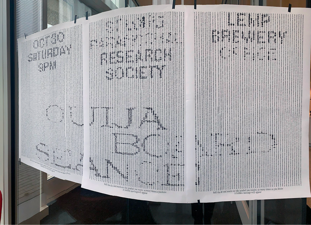 Final visual design of a poster